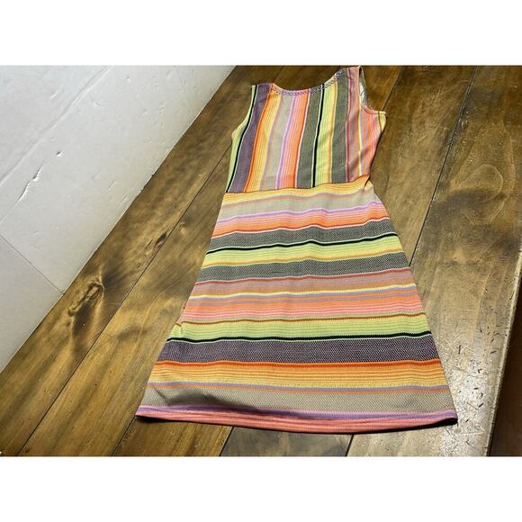 Double D Ranch Wrap Dress Medium Desperado Serape Western Striped Multi Color - Picture 10 of 13
